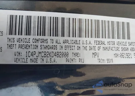 2019 Jeep Cherokee Latitude 4X4 from USA, damaged, VIN 1C4PJMCB2KD482000